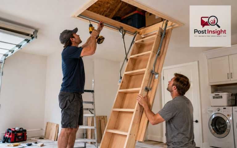 attic ladder installation