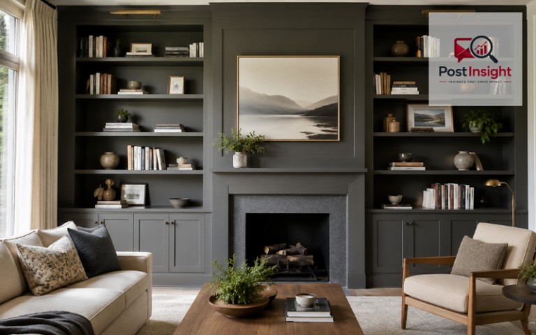built in bookshelves