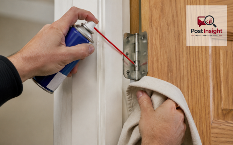 how to fix squeaky door