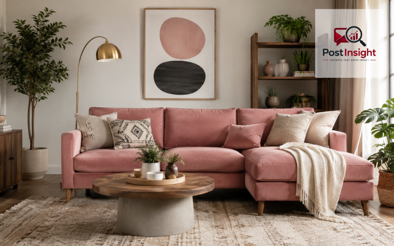 pink couch